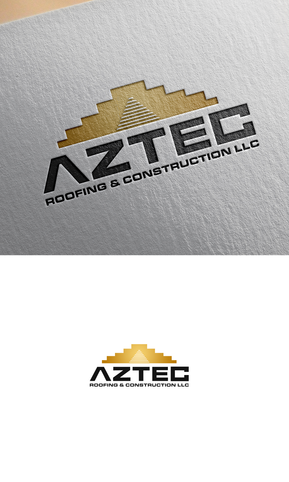 Logo Design by logo_s for Aztec Roofing & Construction LLC | Design #23440287