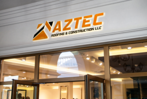 Logo Design by Deziners Zone for Aztec Roofing & Construction LLC | Design: #23442664
