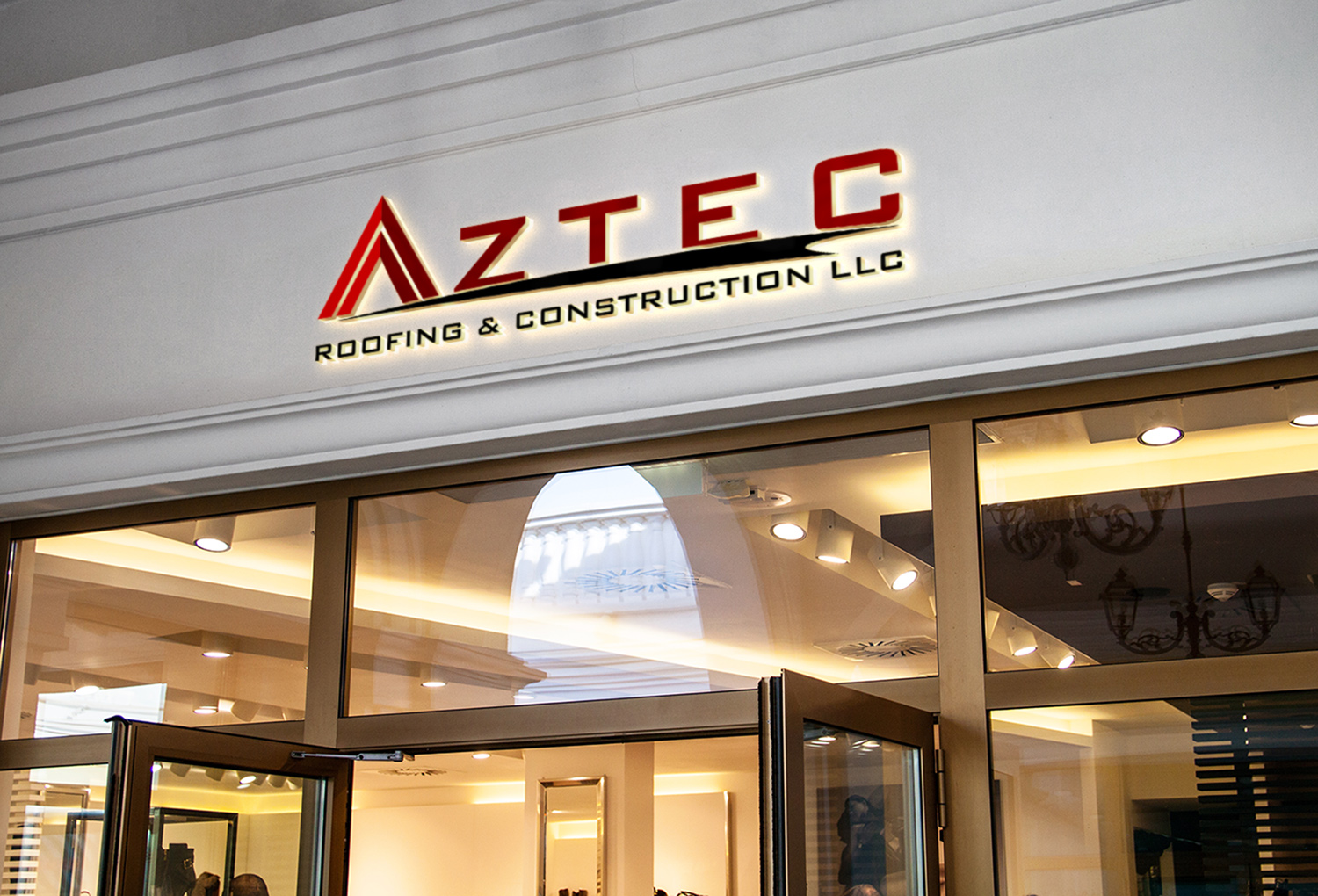 Logo Design by Deziners Zone for Aztec Roofing & Construction LLC | Design #23442672