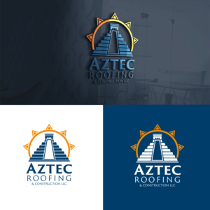 Logo Design by sez_inn for Aztec Roofing & Construction LLC | Design #23471338