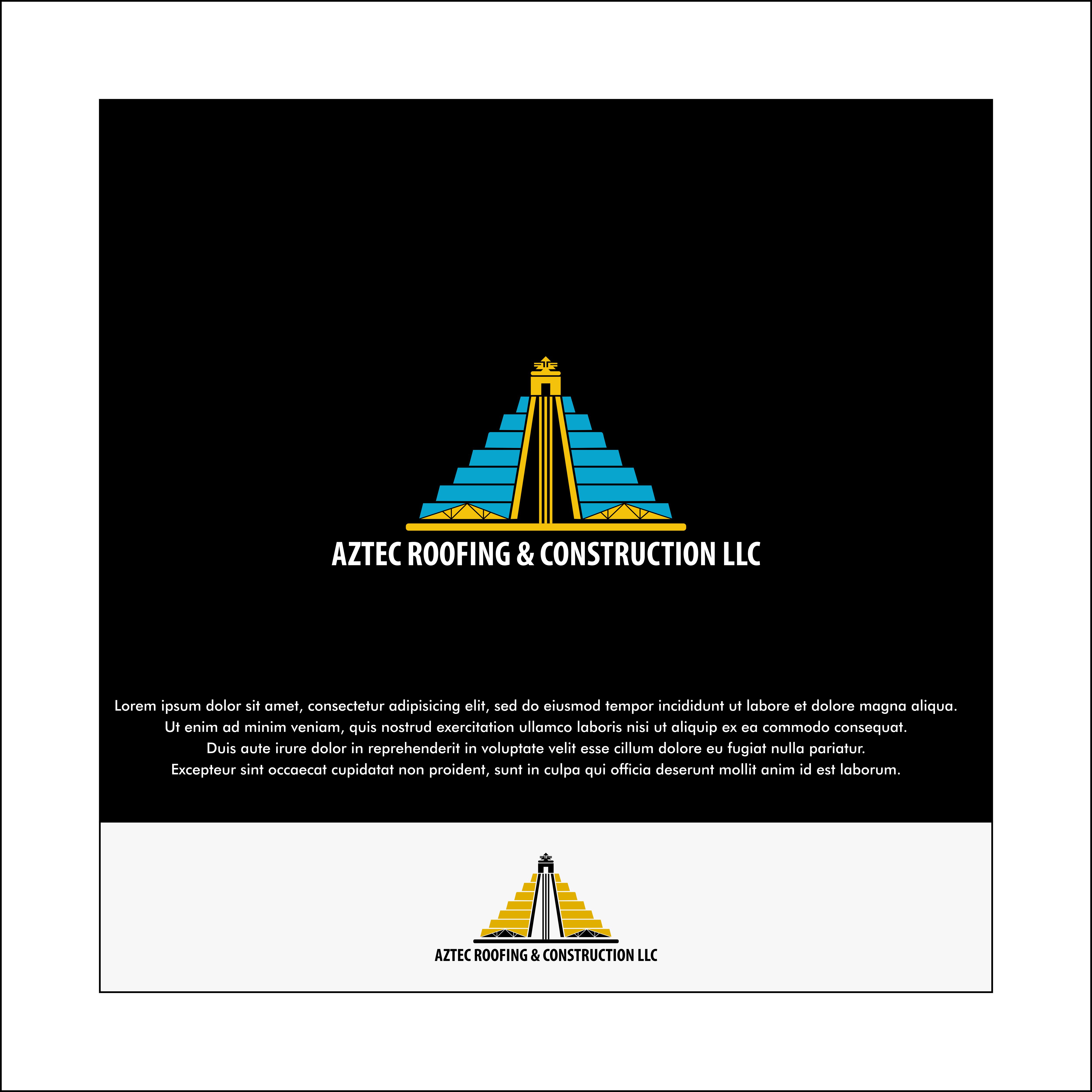 Diseño de Logo por Inspirate.MH para Aztec Roofing & Construction LLC | Diseño #23456787