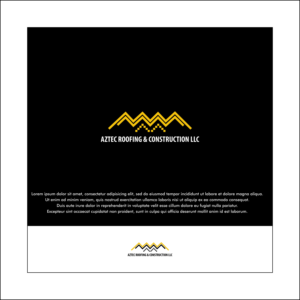 Logo Design by Inspirate.MH for Aztec Roofing & Construction LLC | Design: #23456815