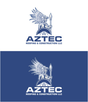 Logo Design by chameerakasundb for Aztec Roofing & Construction LLC | Design: #23470877