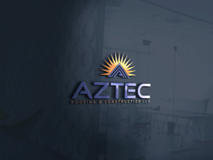 Logo Design by Freddesign for Aztec Roofing & Construction LLC | Design: #23452349