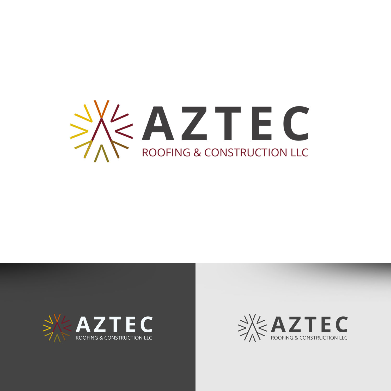 Design de Logo par rafaeldsgn pour Aztec Roofing & Construction LLC | Design #23443671