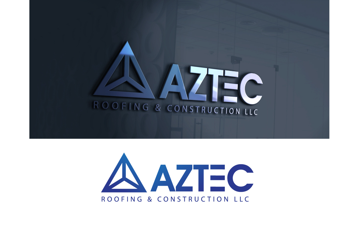Design de Logo par GODDREAMCREATION pour Aztec Roofing & Construction LLC | Design #23441319