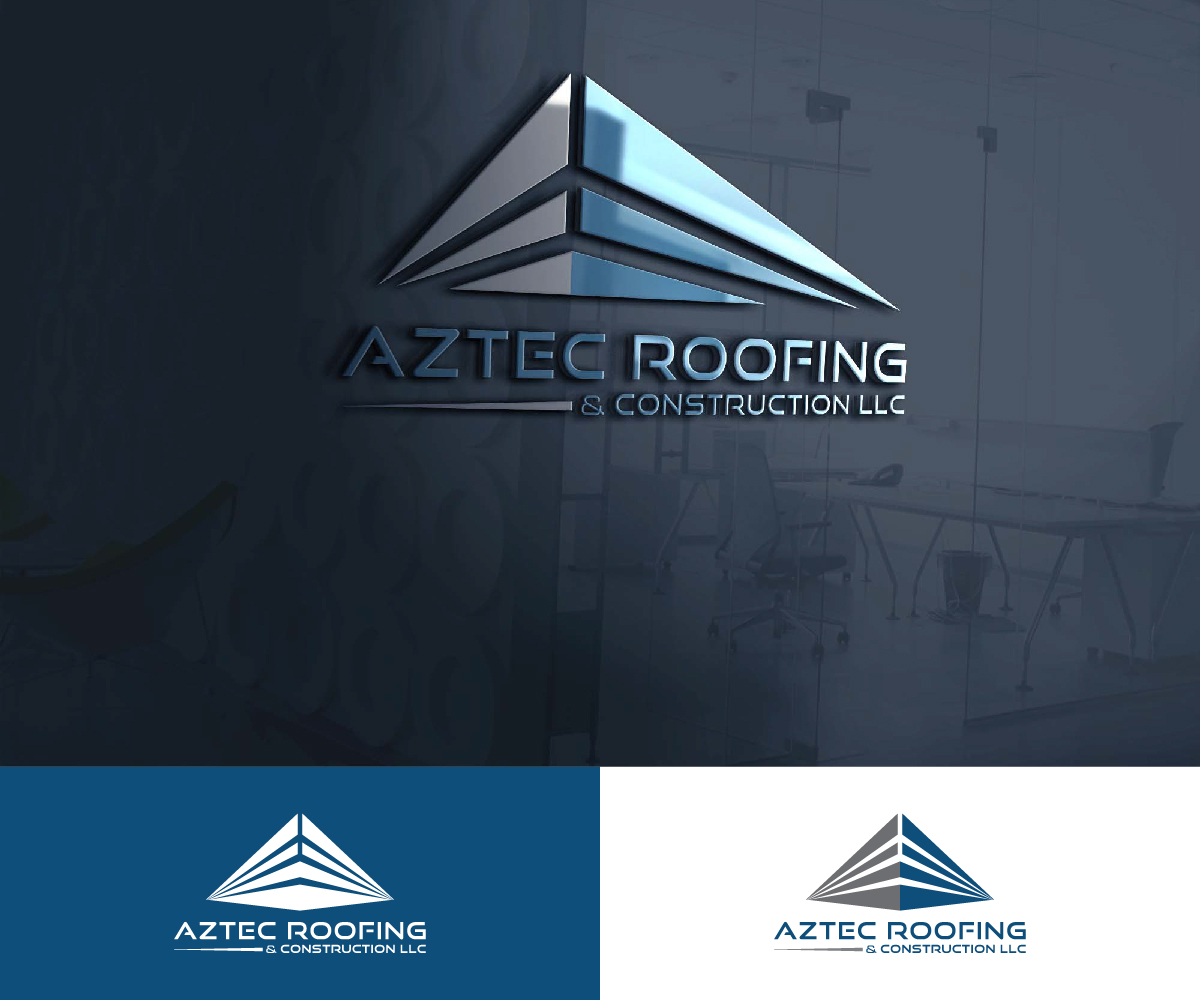 Logo Design by fauzan harun for Aztec Roofing & Construction LLC | Design #23446844