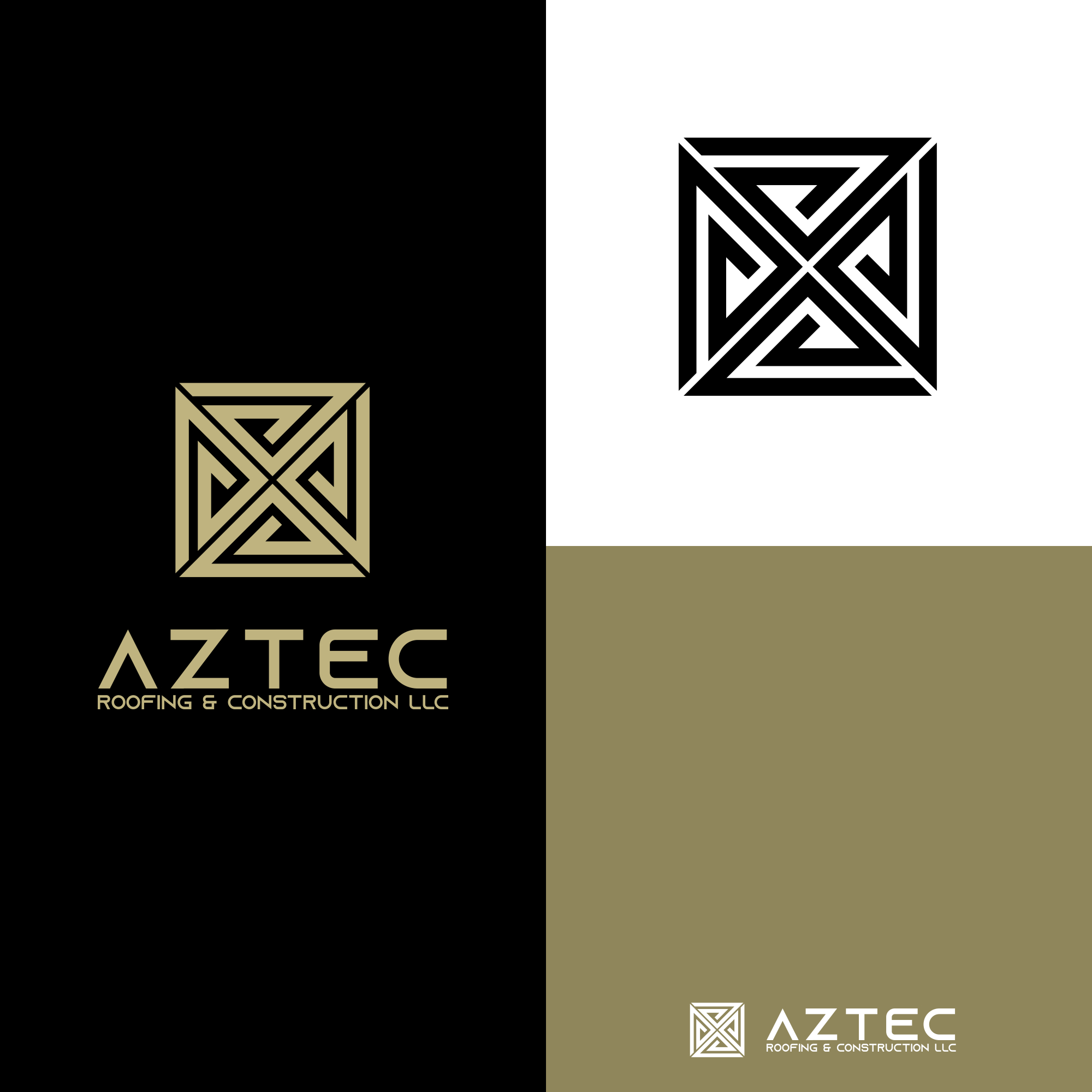 Logo Design by sandiyakarya for Aztec Roofing & Construction LLC | Design #23440840