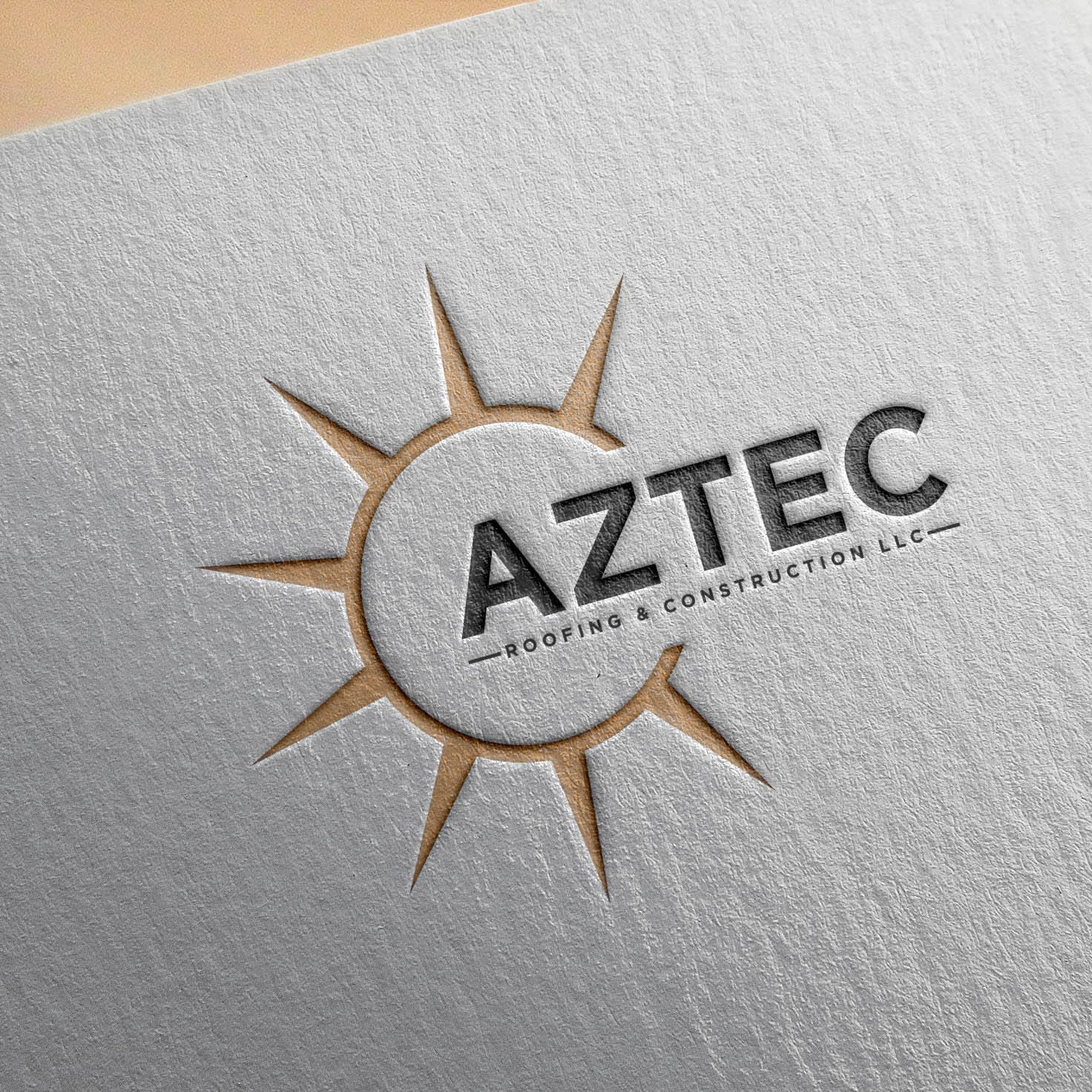 Logo Design by MuhammadFaizan786 for Aztec Roofing & Construction LLC | Design #23449600
