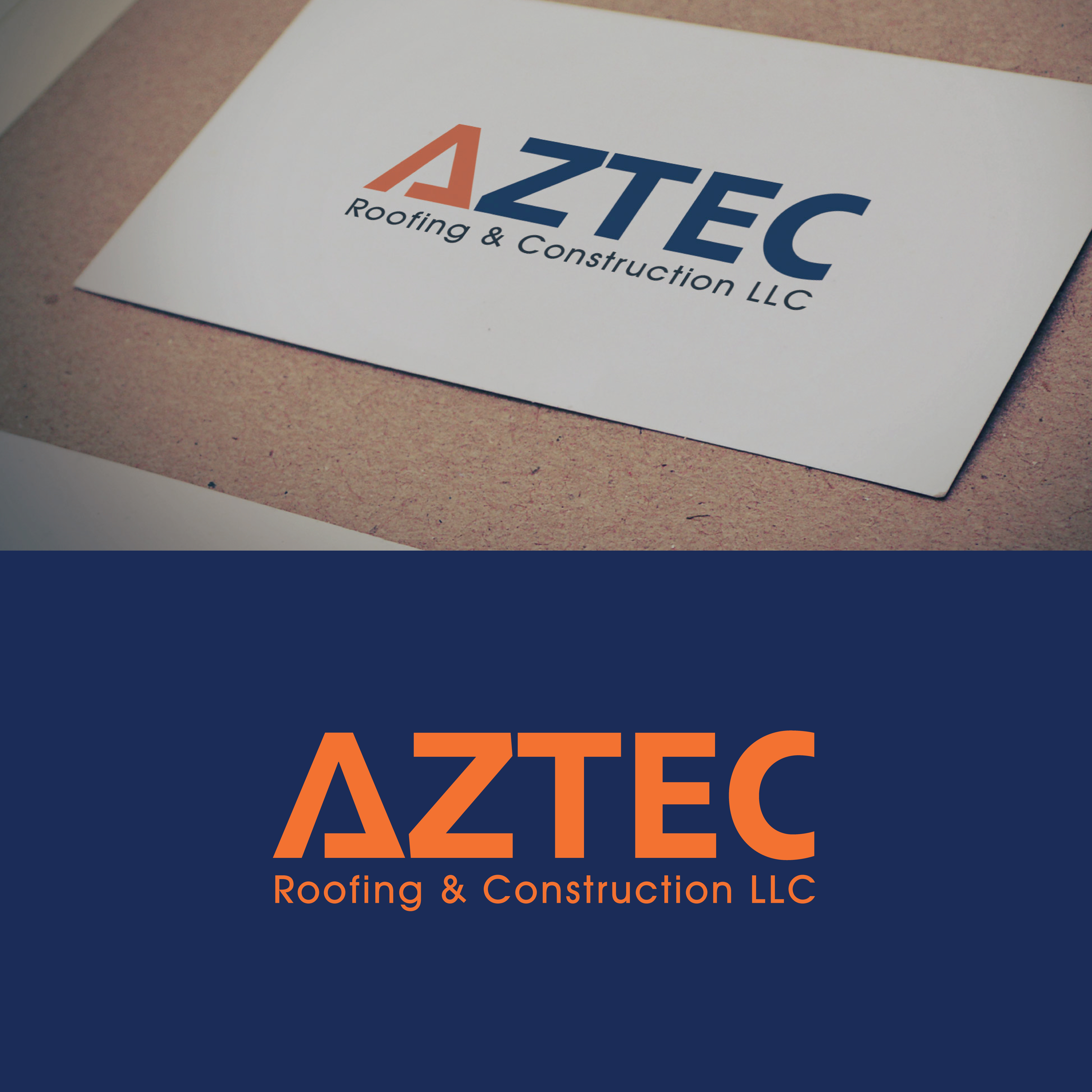 Logo Design by Denviron for Aztec Roofing & Construction LLC | Design #23448461