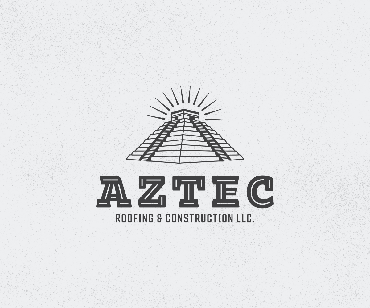 Logo Design by JimTallerico for Aztec Roofing & Construction LLC | Design #23467616