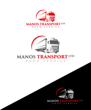 Logo Design by StudioD™ for MANOS TRANSPORT LTD | Design: #23444226
