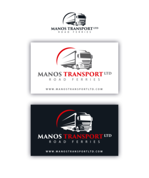 Logo Design by StudioD™ for MANOS TRANSPORT LTD | Design: #23464814