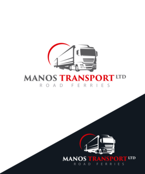 Logo Design by StudioD™ for MANOS TRANSPORT LTD | Design: #23465299