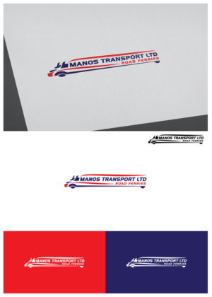 Logo Design by goranvisnjic82 for MANOS TRANSPORT LTD | Design #23443342