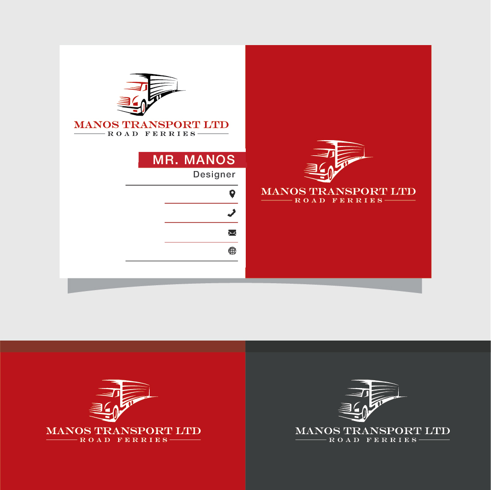 Logo Design by AL-BARAKAH for MANOS TRANSPORT LTD | Design #23459139