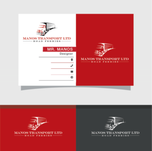 Logo Design by AL-BARAKAH for MANOS TRANSPORT LTD | Design: #23459139