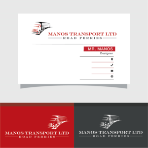 Logo Design by AL-BARAKAH for MANOS TRANSPORT LTD | Design: #23463840