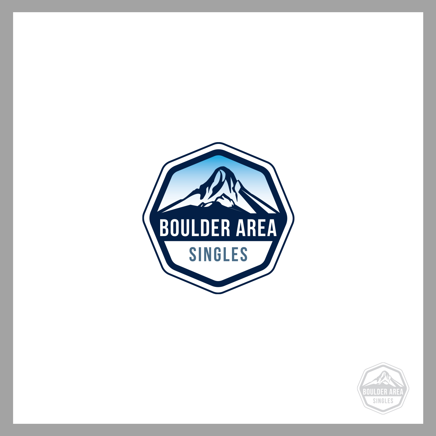 Logo Design by Maxo-Biz for Boulder Area Singles LLC | Design #23447983
