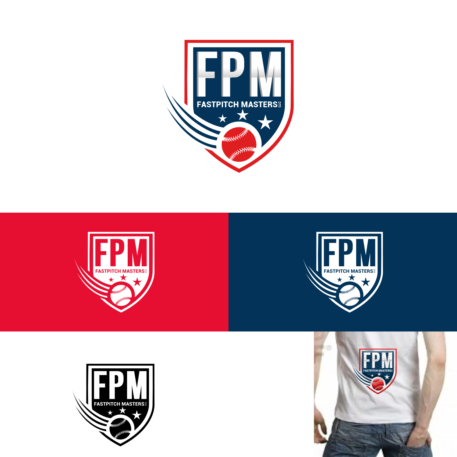 Logo Design by MG.graphics for Fastpitch Masters LLC | Design #23451489