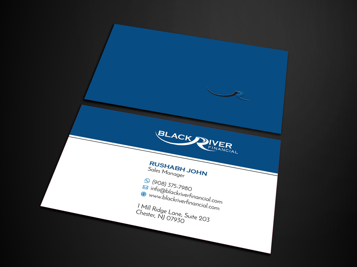 Design de Carte de Visite par Verified artistry (Design garden) pour Black River Financial, LLC | Design #23451667