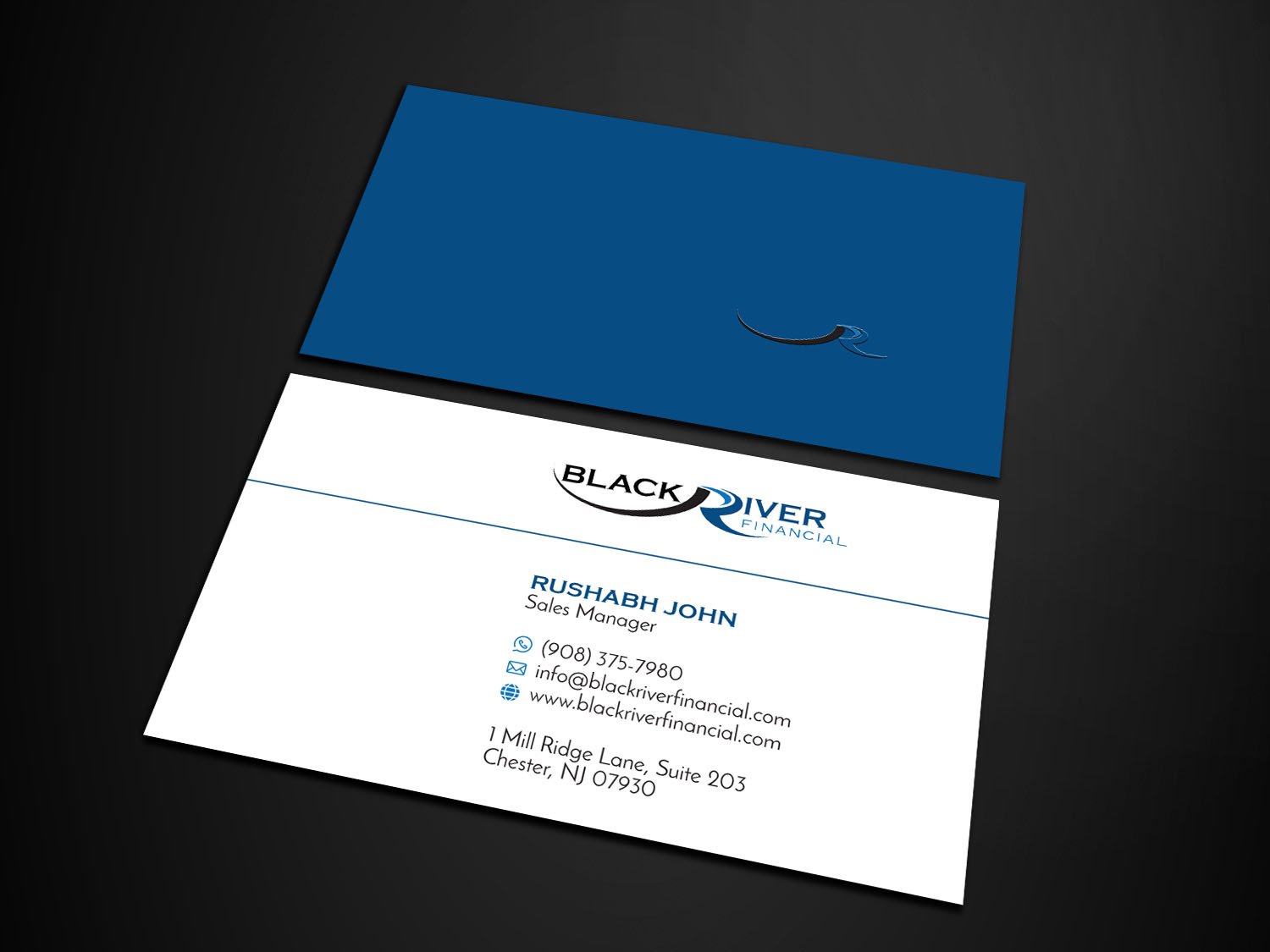Design de Carte de Visite par Verified artistry (Design garden) pour Black River Financial, LLC | Design #23451668