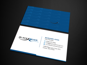 Business Card Design by Verified artistry (Design garden) for Black River Financial, LLC | Design: #23451670