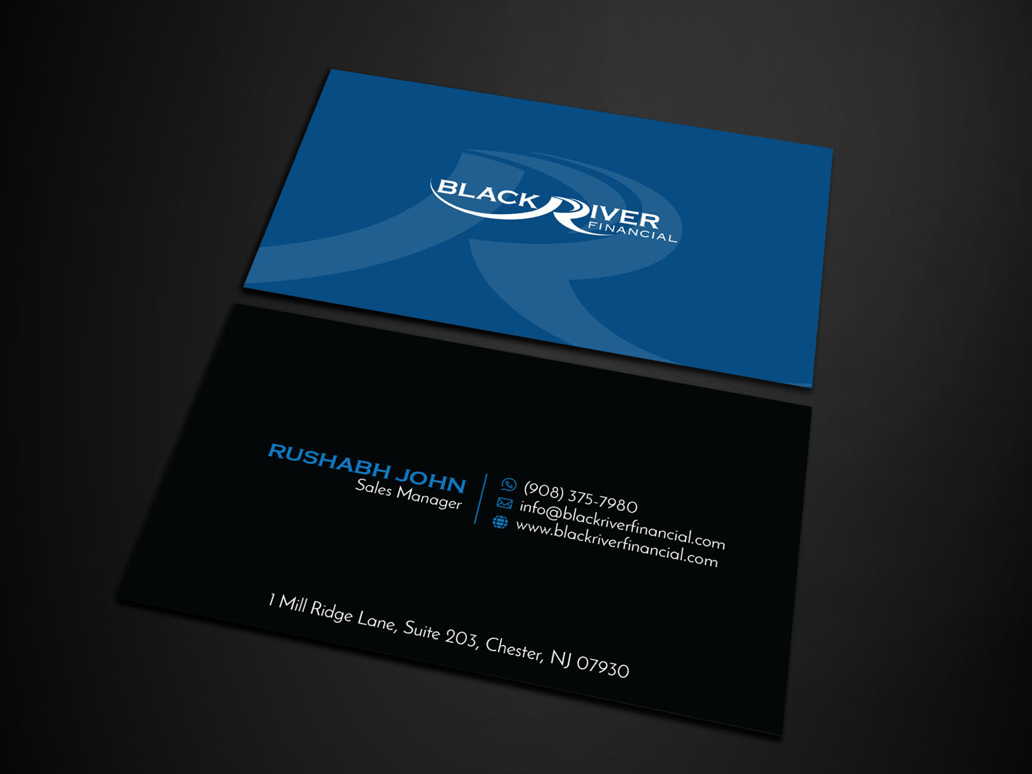 Design de Carte de Visite par Verified artistry (Design garden) pour Black River Financial, LLC | Design #23451678
