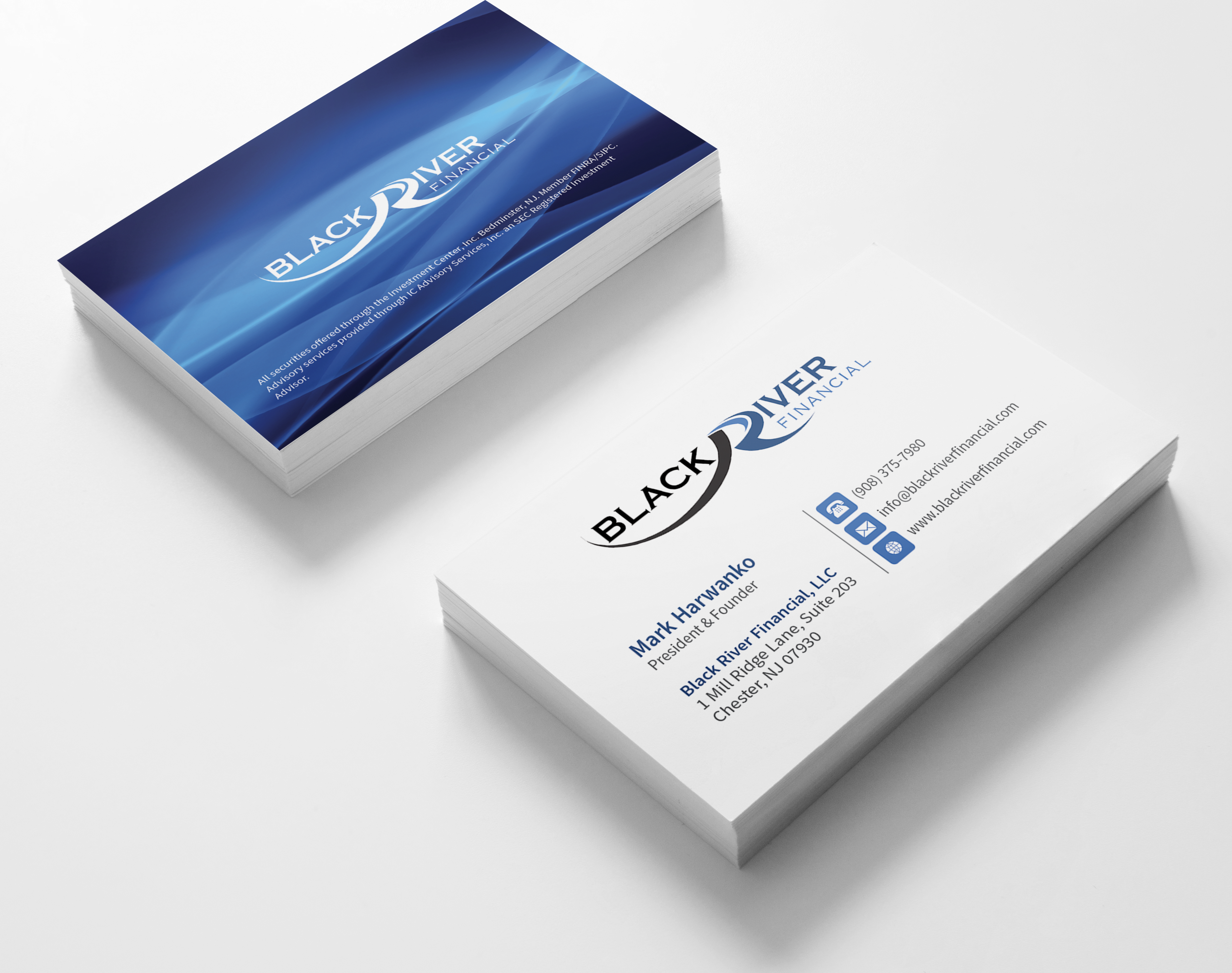 Design de Carte de Visite par Shabnum Khan pour Black River Financial, LLC | Design #23452573