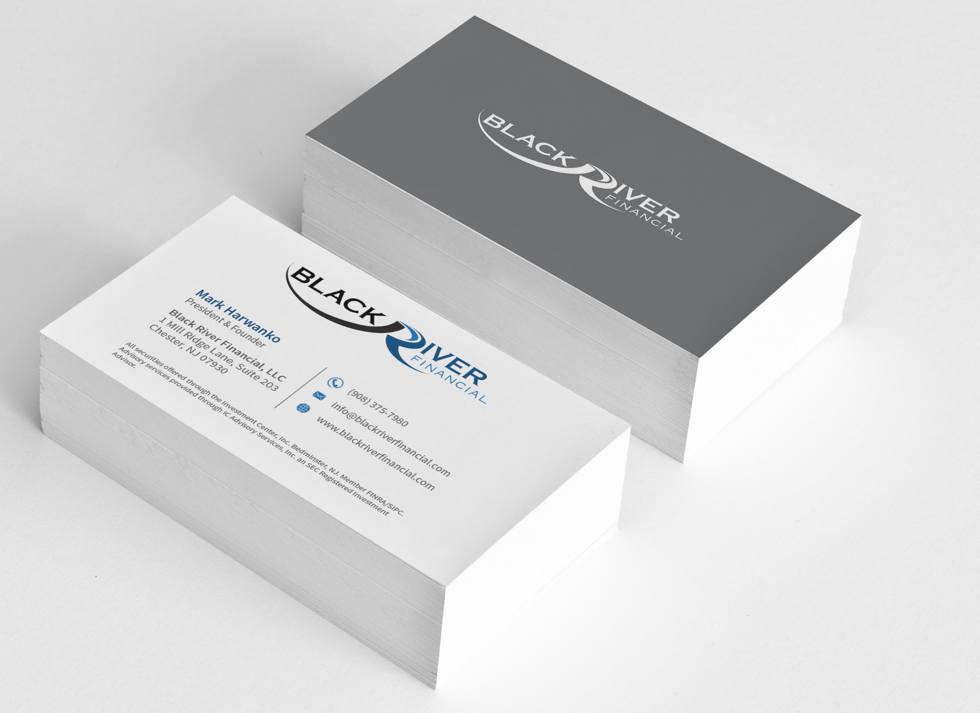 Business Card Design by Shabnum Khan for Black River Financial, LLC | Design #23453304