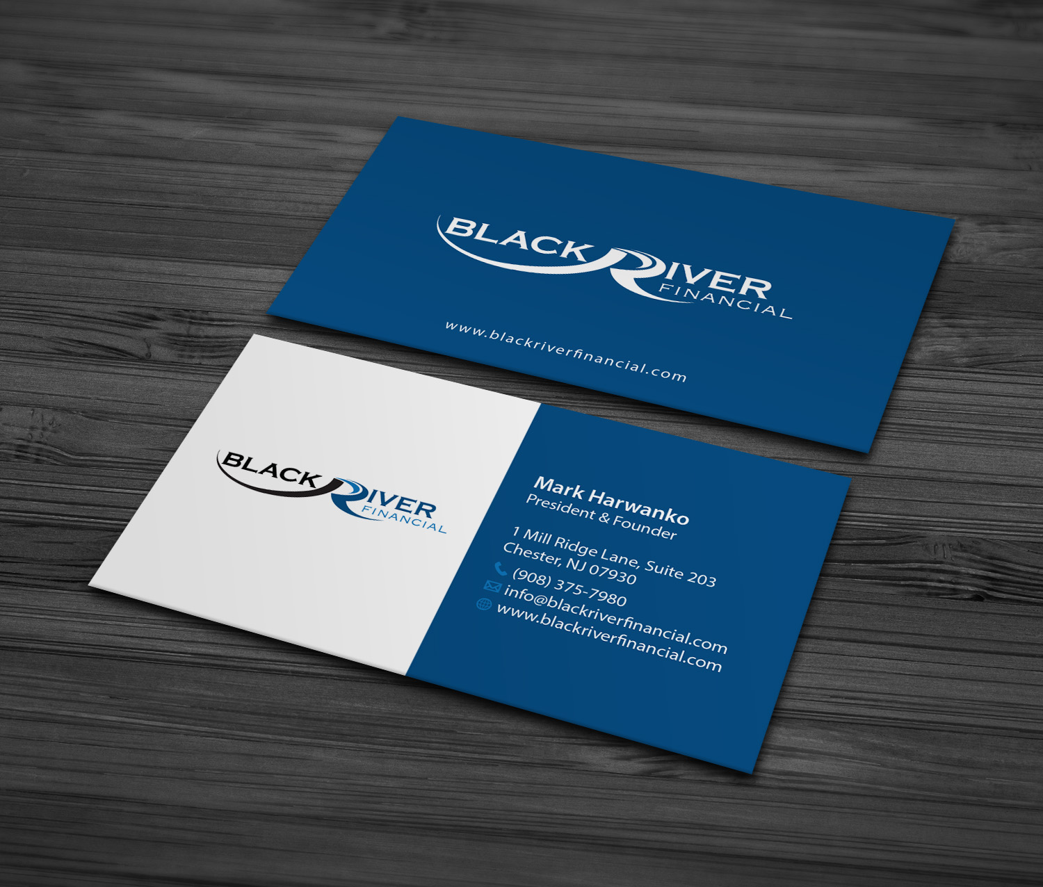 Design de Carte de Visite par MDesign pour Black River Financial, LLC | Design #23448892