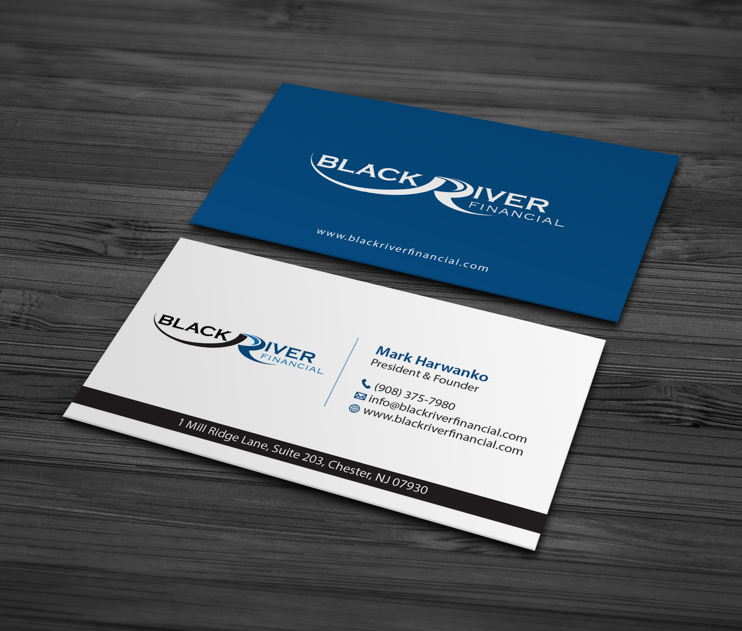 Design de Carte de Visite par MDesign pour Black River Financial, LLC | Design #23448893