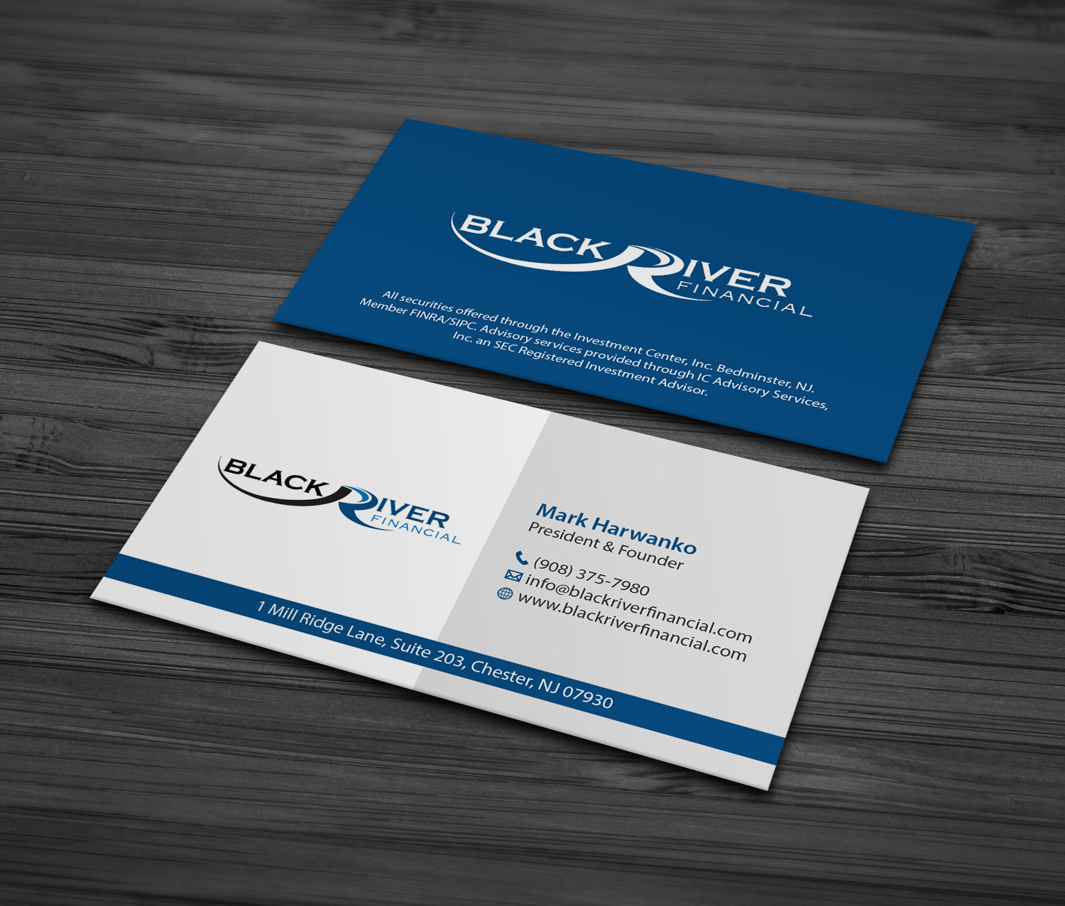 Business Card Design by MDesign for Black River Financial, LLC | Design #23453150