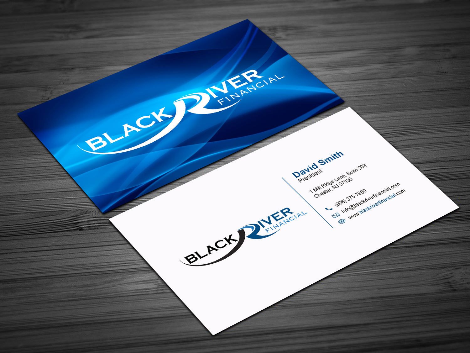 Business Card Design by HAKIMA 2 for Black River Financial, LLC | Design #23448119