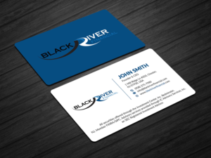 Visitenkarten-Design von Musa. A für Black River Financial, LLC | Design #23453473