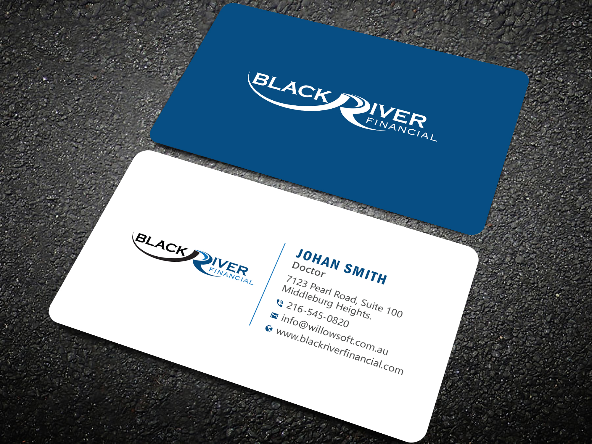 Design de Carte de Visite par Uttom 2 pour Black River Financial, LLC | Design #23447193
