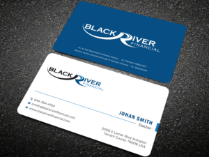 Business Card Design by Uttom 2 for Black River Financial, LLC | Design: #23451406