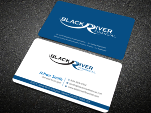 Business Card Design by Uttom 2 for Black River Financial, LLC | Design: #23451407