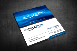 Design de Carte de Visite par Imagine design000 pour Black River Financial, LLC | Design : #23447527