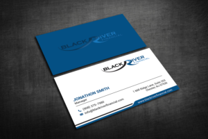 Visitenkarten-Design von Imagine design000 für Black River Financial, LLC | Design #23447530
