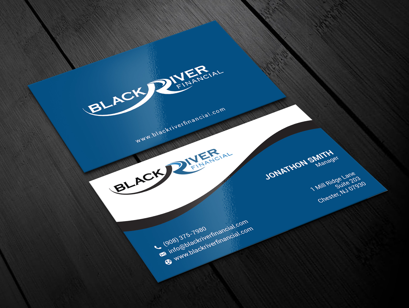 Design de Carte de Visite par Imagine design000 pour Black River Financial, LLC | Design #23447540