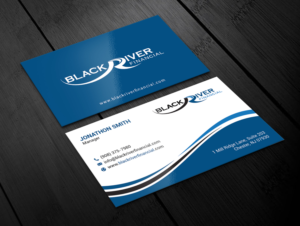 Design de Carte de Visite par Imagine design000 pour Black River Financial, LLC | Design : #23447547