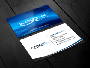 Design de Carte de Visite par Imagine design000 pour Black River Financial, LLC | Design : #23447549