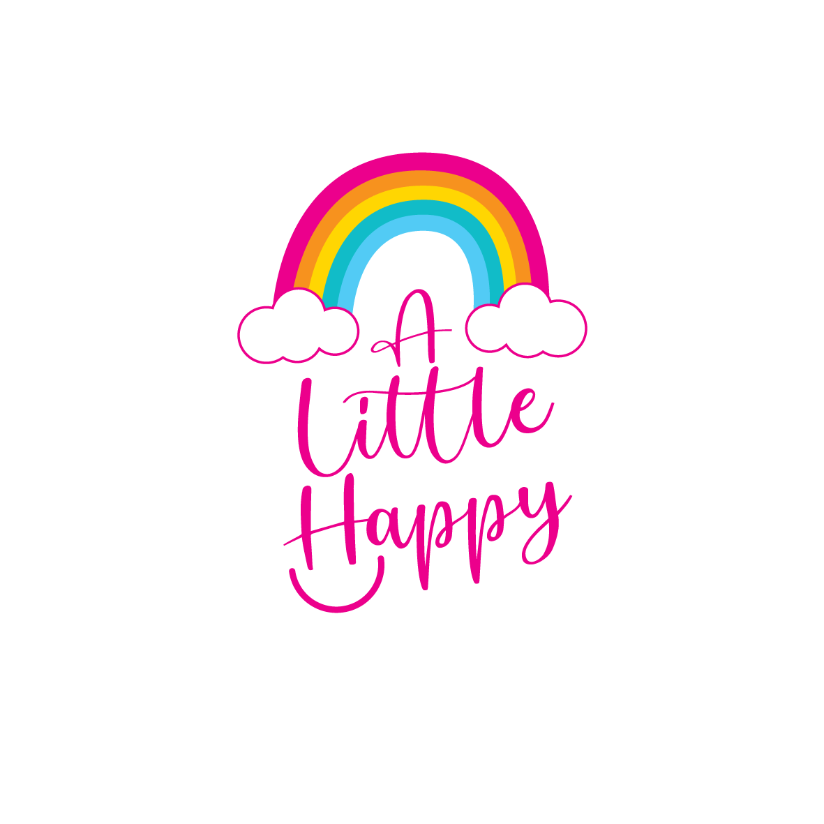 Logo Design by Samantha Ward Design for A Little Happy | Design #23476058
