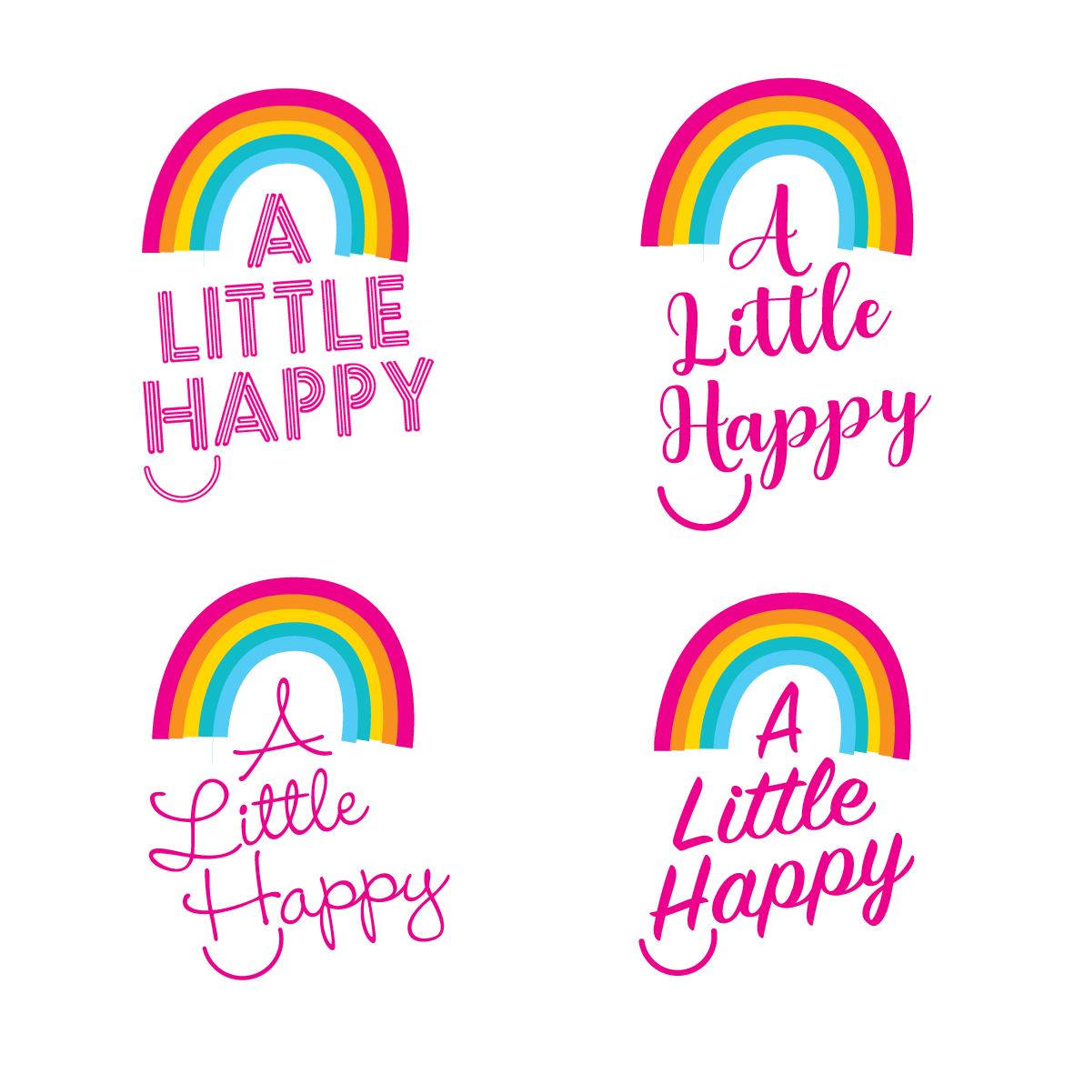Logo Design by Samantha Ward Design for A Little Happy | Design #23476323