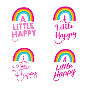 Logo Design by Samantha Ward Design for A Little Happy | Design: #23476323