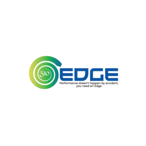 310 Edge. Tag line for the business is 'Performance doesn’t happen by accident, you need an Edge'. | Logo Design by rozT