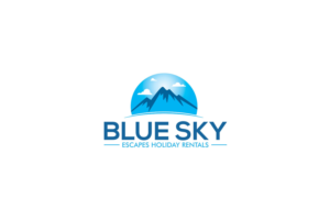 Blue Sky Escapes Holiday Rentals | Logo Design by madeline 3