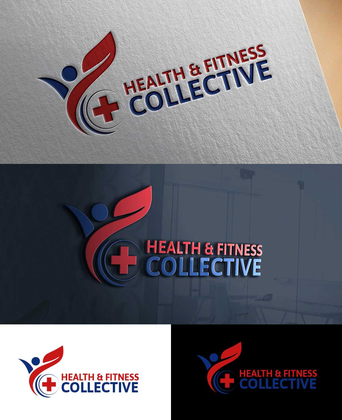 Logo Design by Om Web Solutions for Health and Fitness Collective | Design #23496329