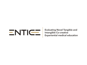 Evaluating Novel Tangible and Intangible Co-creative Experiential medical education (ENTICE) | Design de Logo par R16